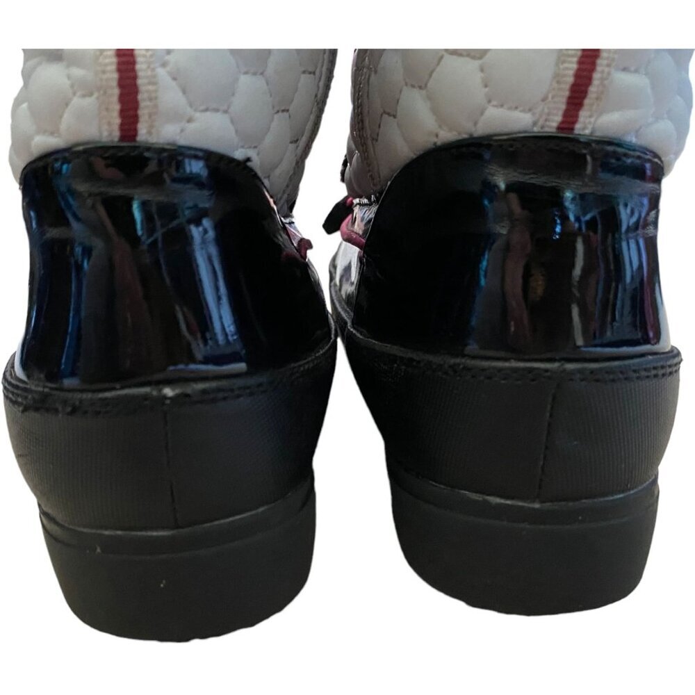 Totes Toasty White Girls Snow Boot in Black, Pink and White Sz 4 - Picture 10 of 10